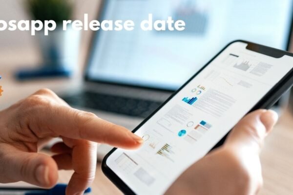 Person using mobile app with graphs and data - Etsiosapp release date