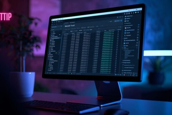 Professional dashboard view of Wattip tool for smarter online insights